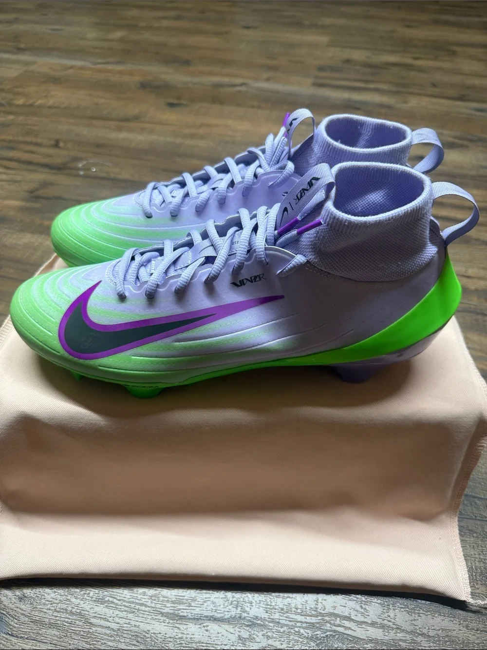 Nike Vapor Pro 1 Premium “Team Neon” Men's Football Cleat “ Limited Edition!!